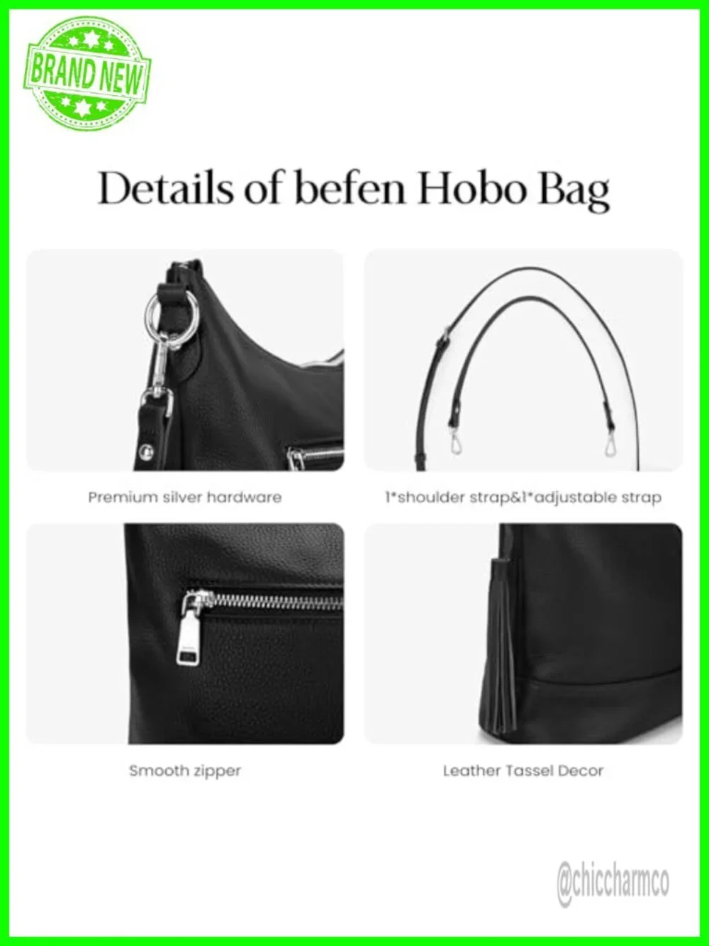 Genuine Leather Hobo Crossbody Bag for Women Soft Real Leather Bucket